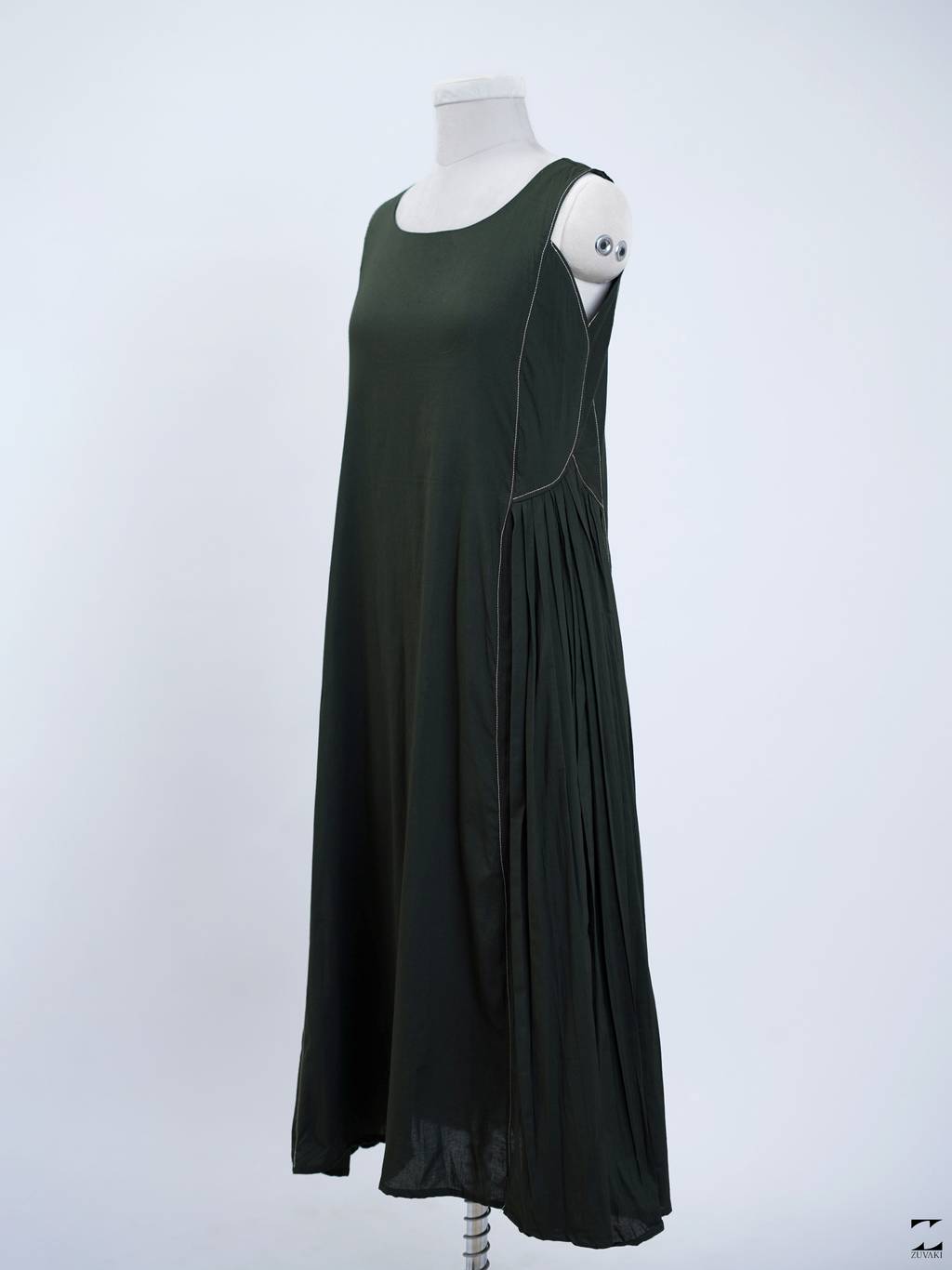 Forest green dress – view 5
