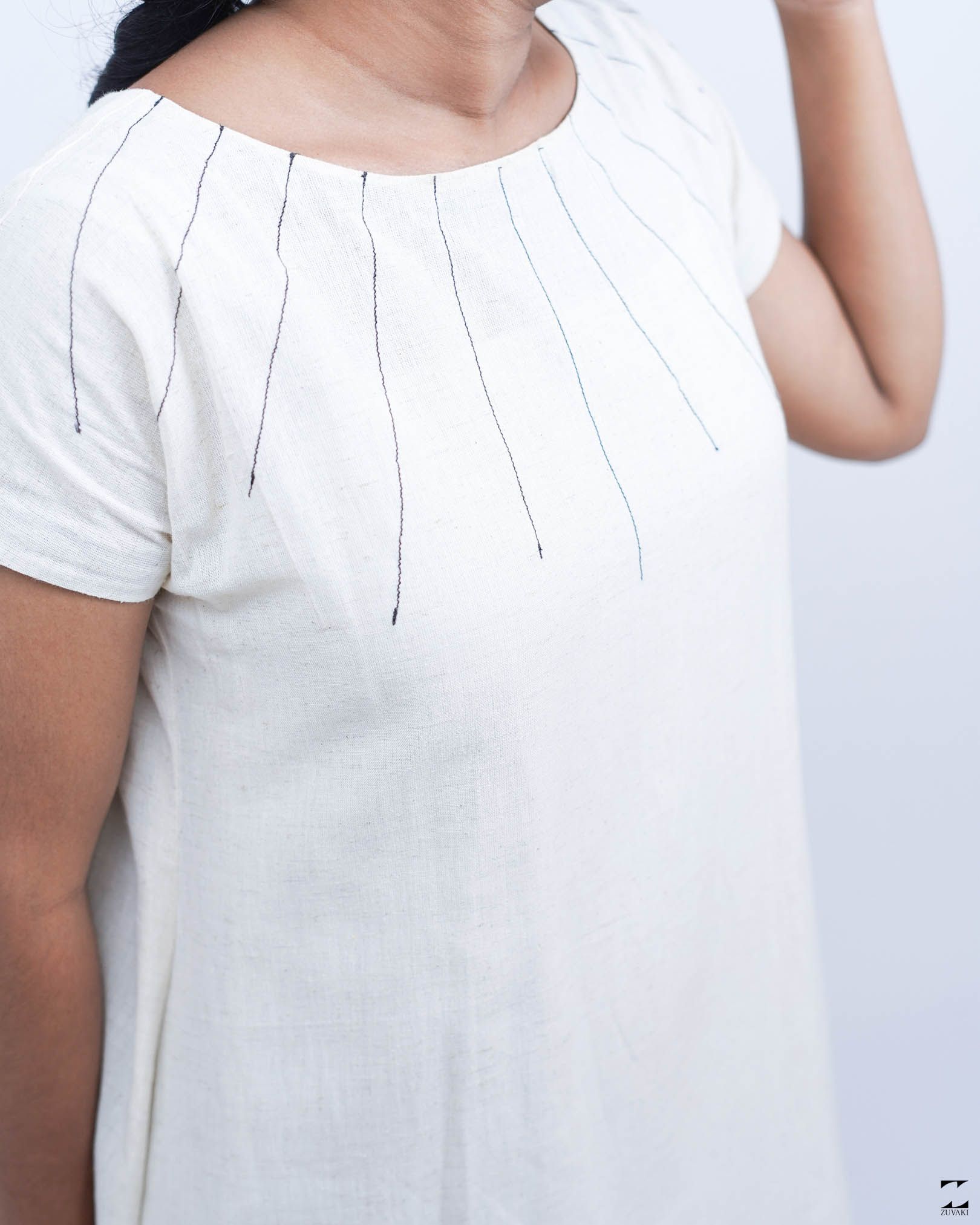 Ikat muslin dress – view 2