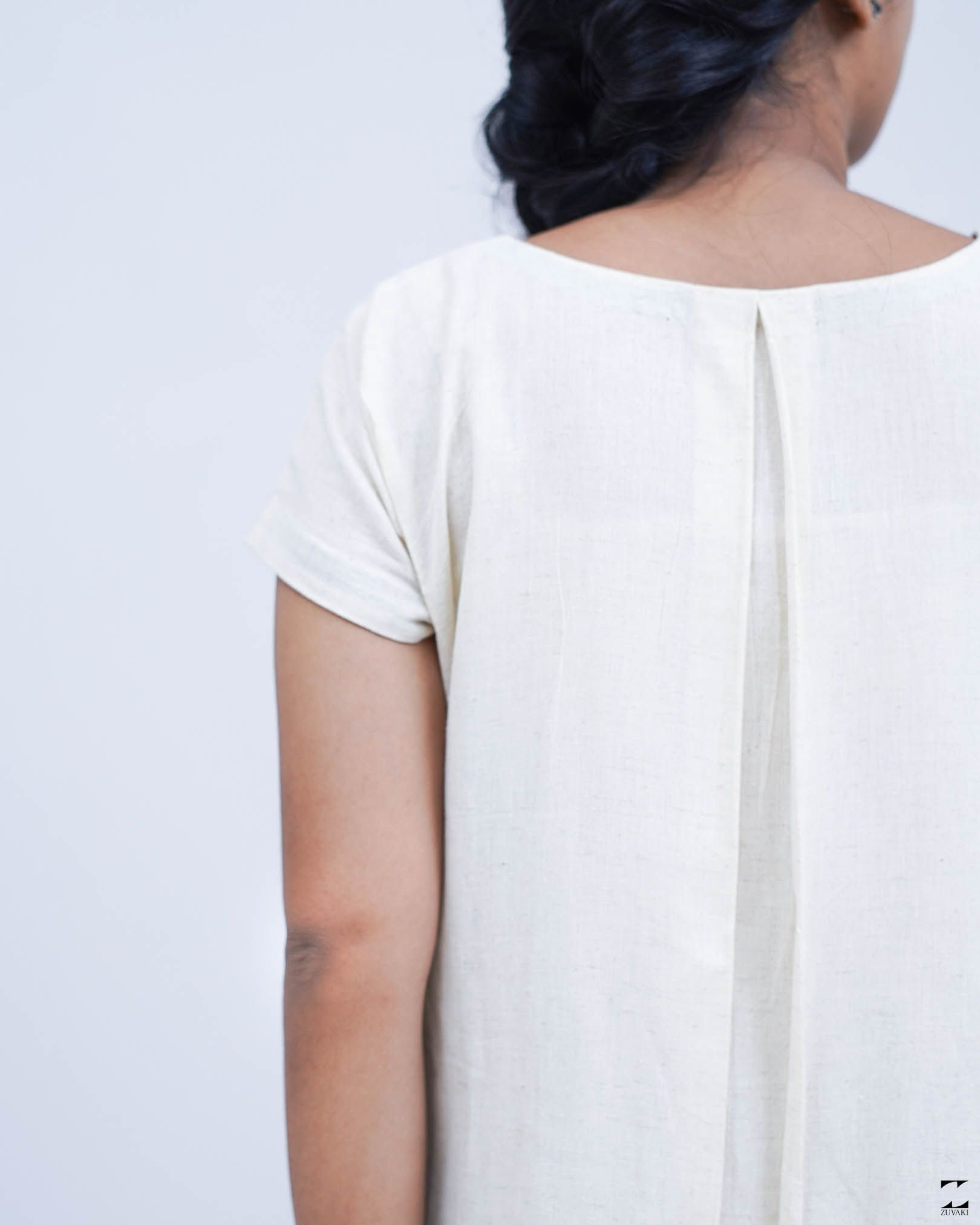 Ikat muslin dress – view 3