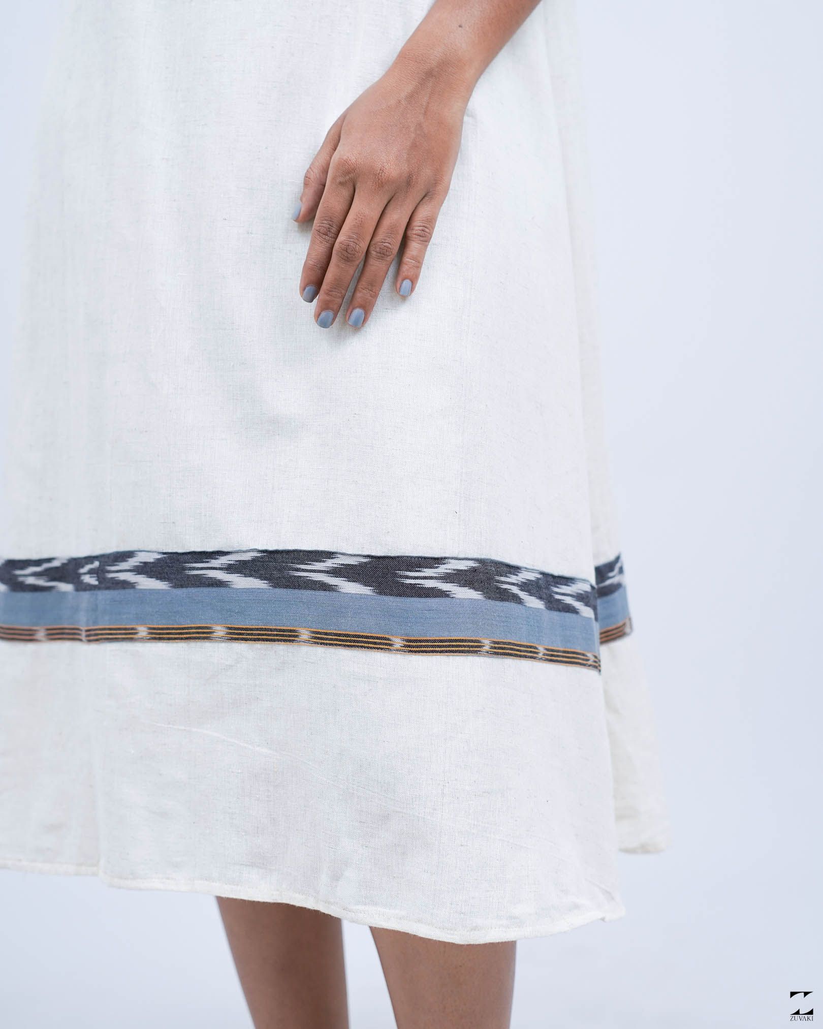 Ikat muslin dress – view 4