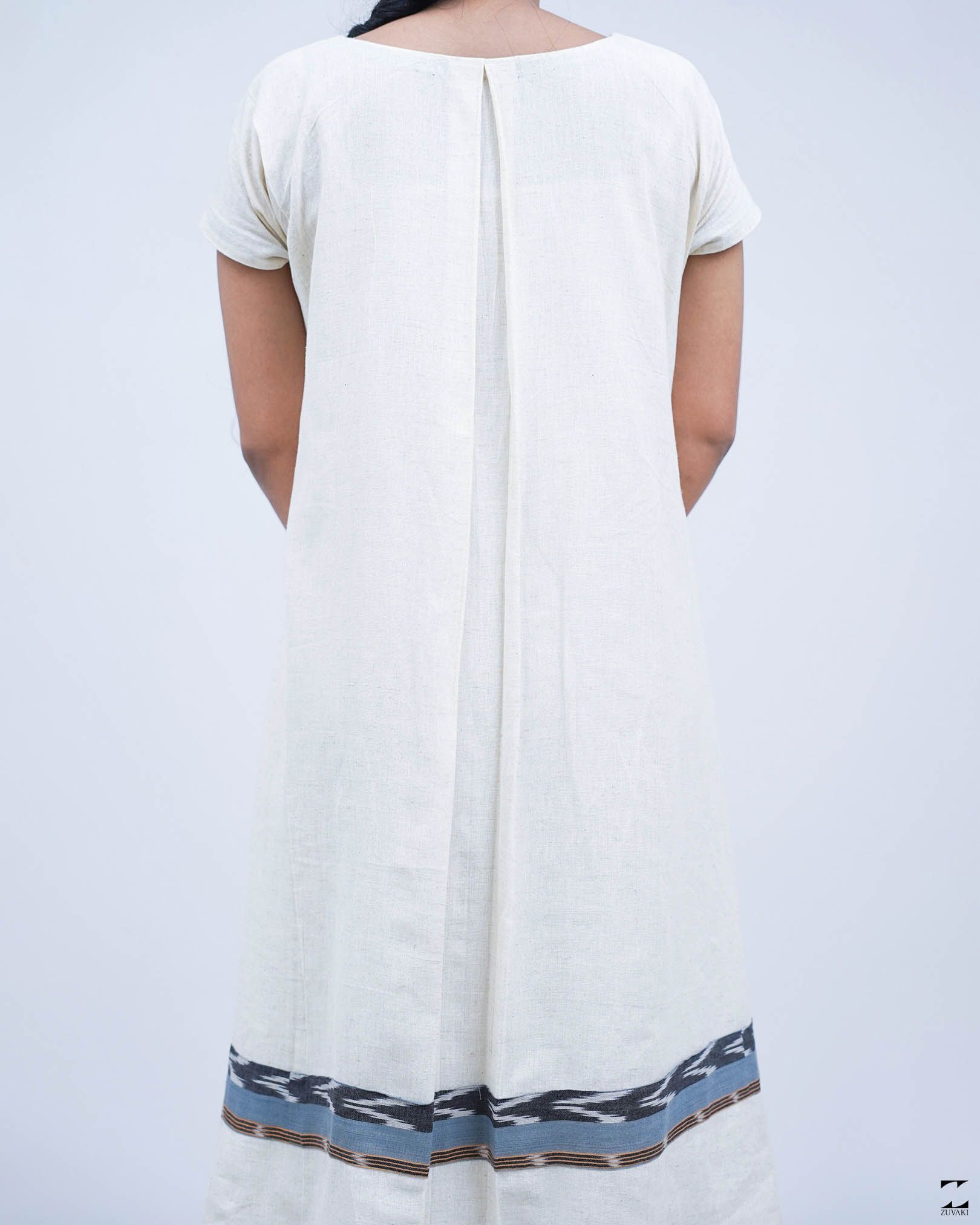 Ikat muslin dress – view 5